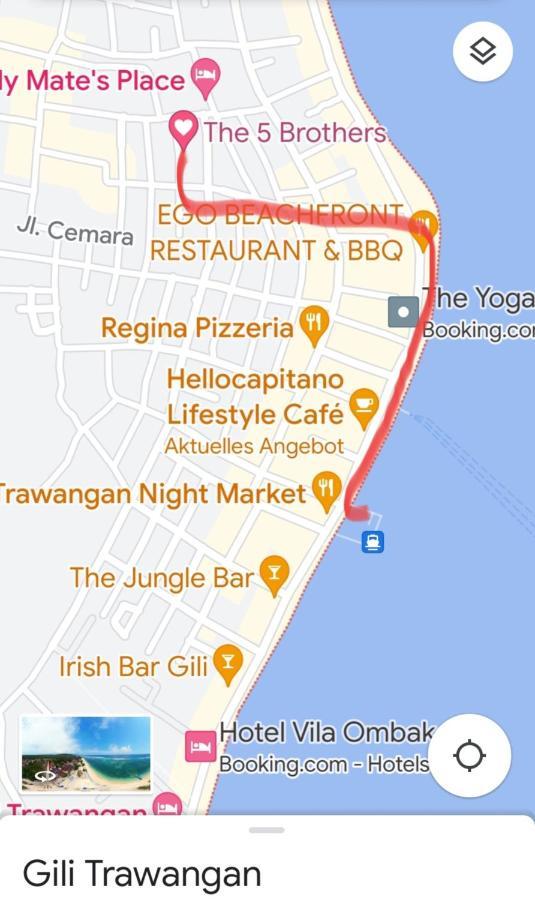 The 5 Brothers Hotel Gili Trawangan Zewnętrze zdjęcie
